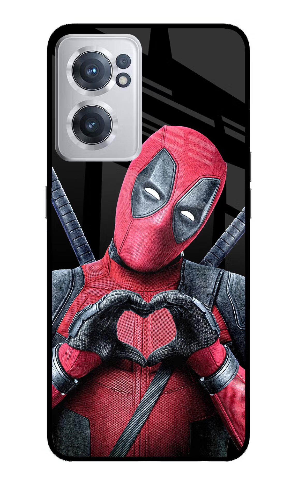 Deadpool OnePlus Nord CE 2 5G Glass Case Back Cover by Casekaro