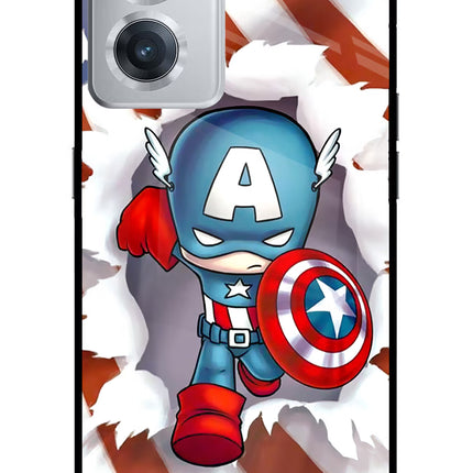 Captain America OnePlus Nord CE 2 5G Glass Case