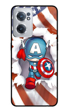 Captain America OnePlus Nord CE 2 5G Glass Case