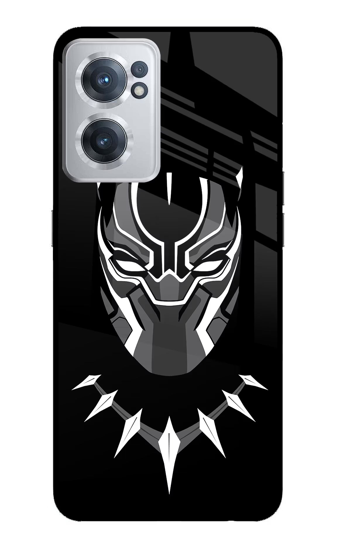 Black Panther OnePlus Nord CE 2 5G Glass Case Back Cover by Casekaro