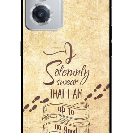 I Solemnly swear that i up to no good OnePlus Nord CE 2 5G Glass Case