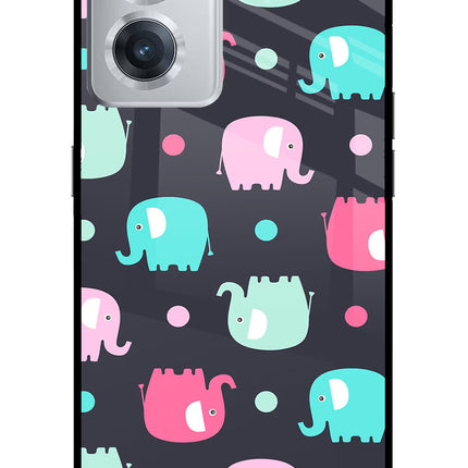 Elephants OnePlus Nord CE 2 5G Glass Case