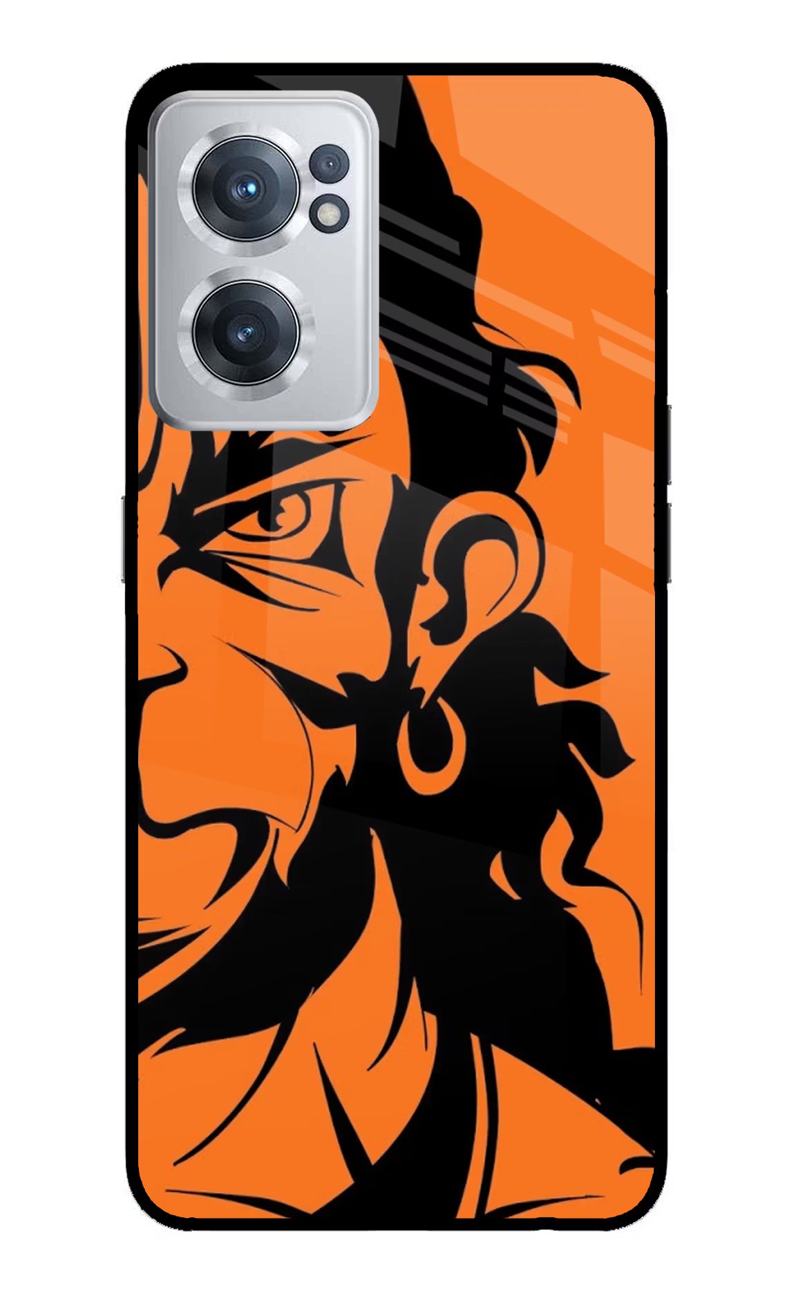 Hanuman OnePlus Nord CE 2 5G Glass Case Back Cover by Casekaro