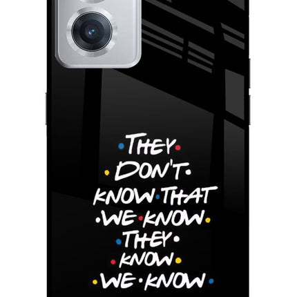 FRIENDS Dialogue OnePlus Nord CE 2 5G Glass Case