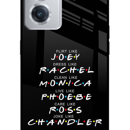 FRIENDS Character OnePlus Nord CE 2 5G Glass Case
