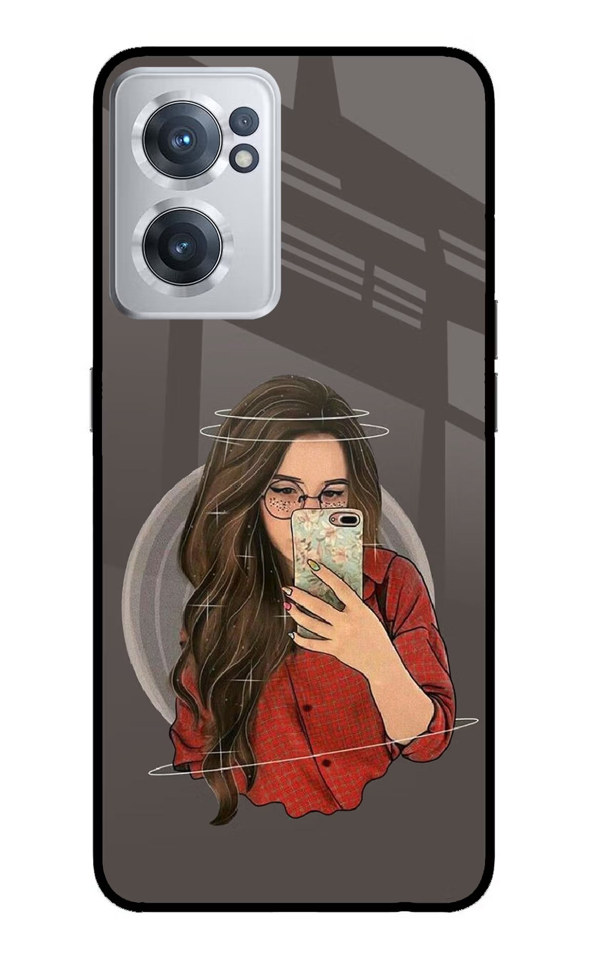 Selfie Queen OnePlus Nord CE 2 5G Glass Case Back Cover by Casekaro