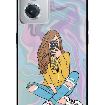 Selfie Girl OnePlus Nord CE 2 5G Glass Case