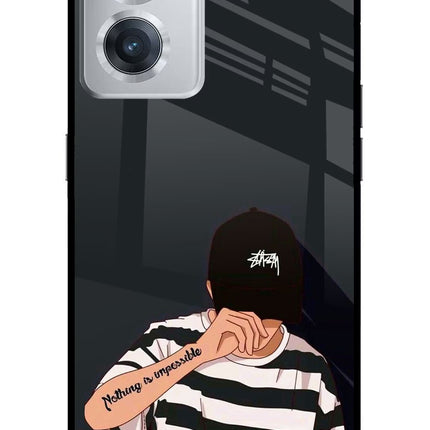 Aesthetic Boy OnePlus Nord CE 2 5G Glass Case