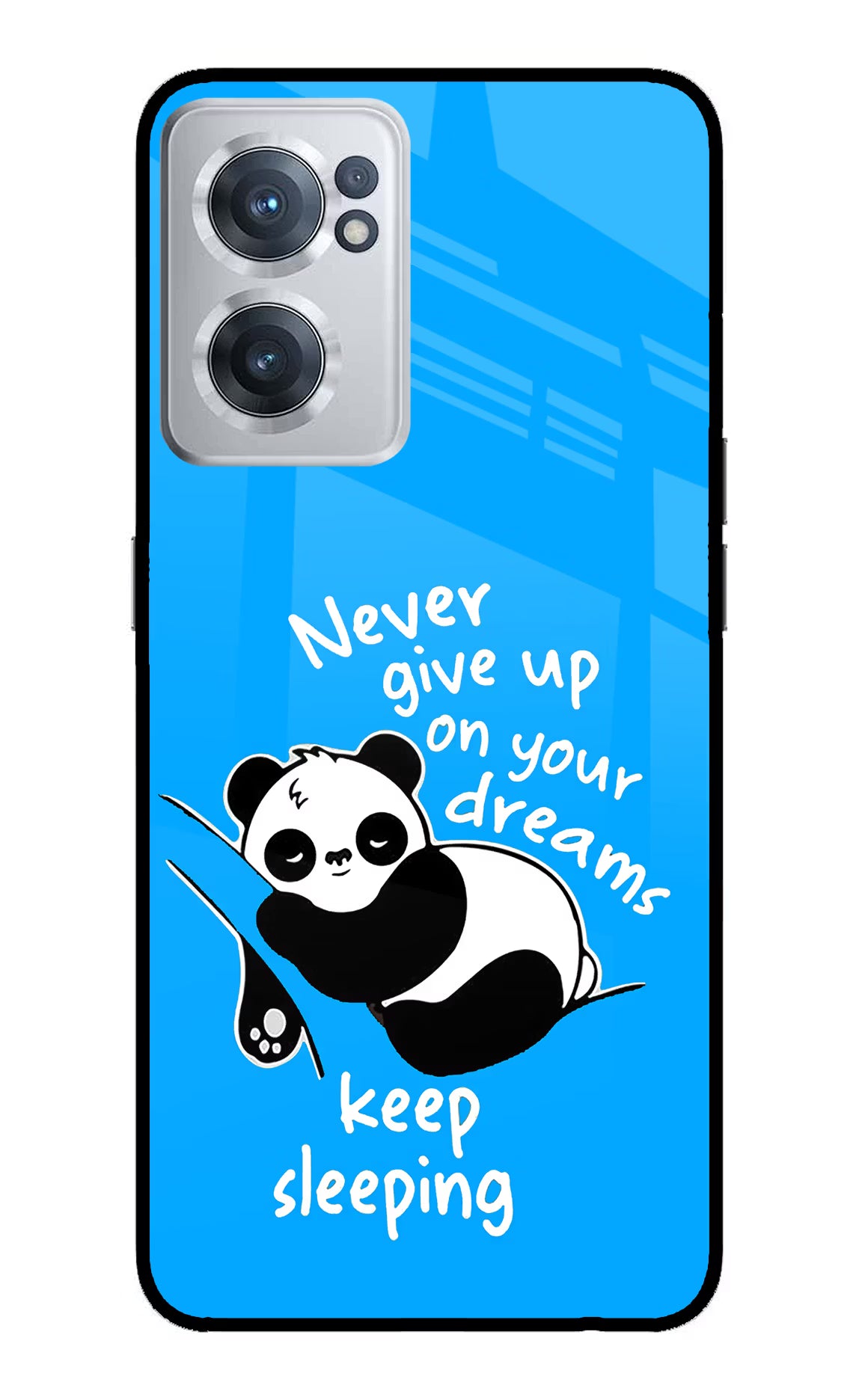 Keep Sleeping OnePlus Nord CE 2 5G Glass Case Back Cover by Casekaro