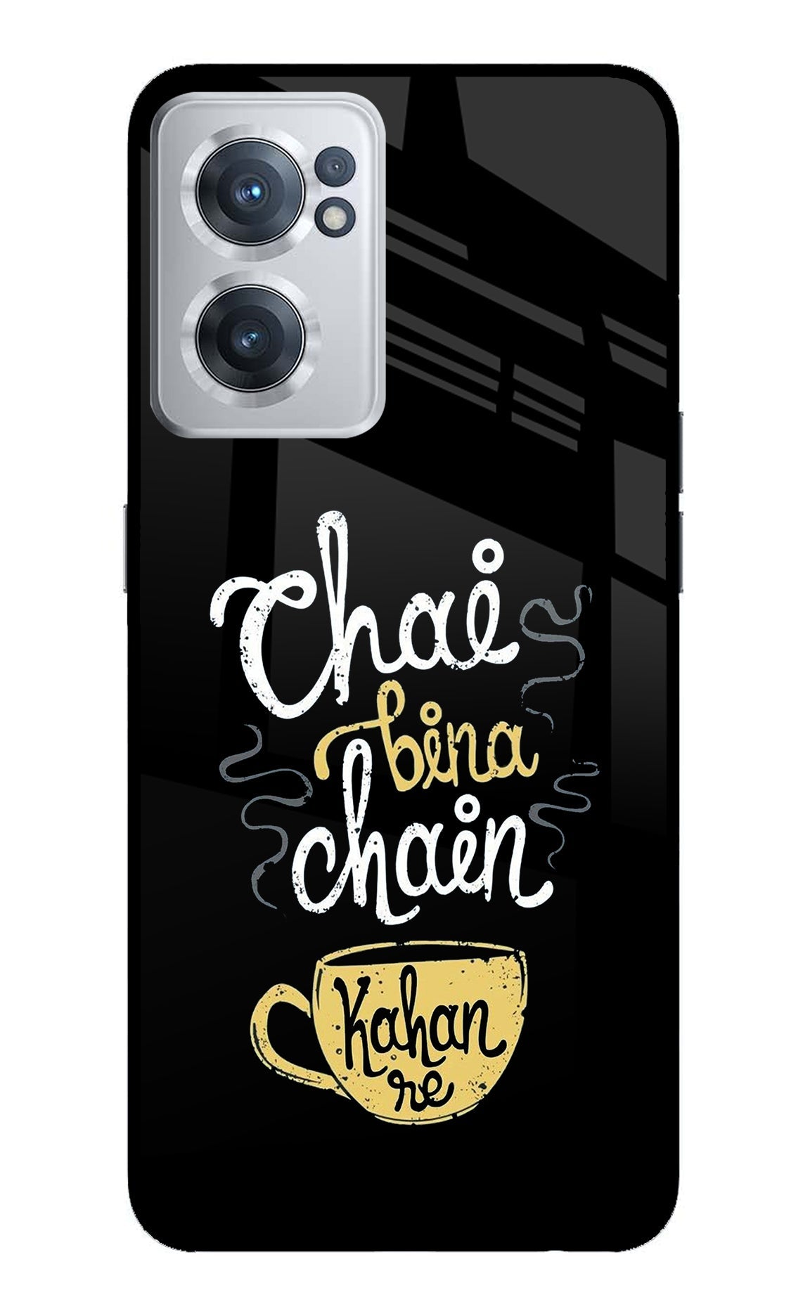 Chai Bina Chain Kaha Re OnePlus Nord CE 2 5G Glass Case