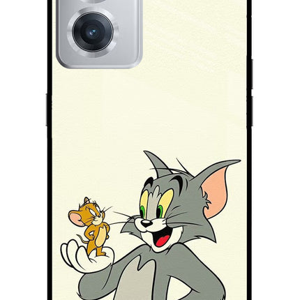 Tom & Jerry OnePlus Nord CE 2 5G Glass Case Back Cover by Casekaro