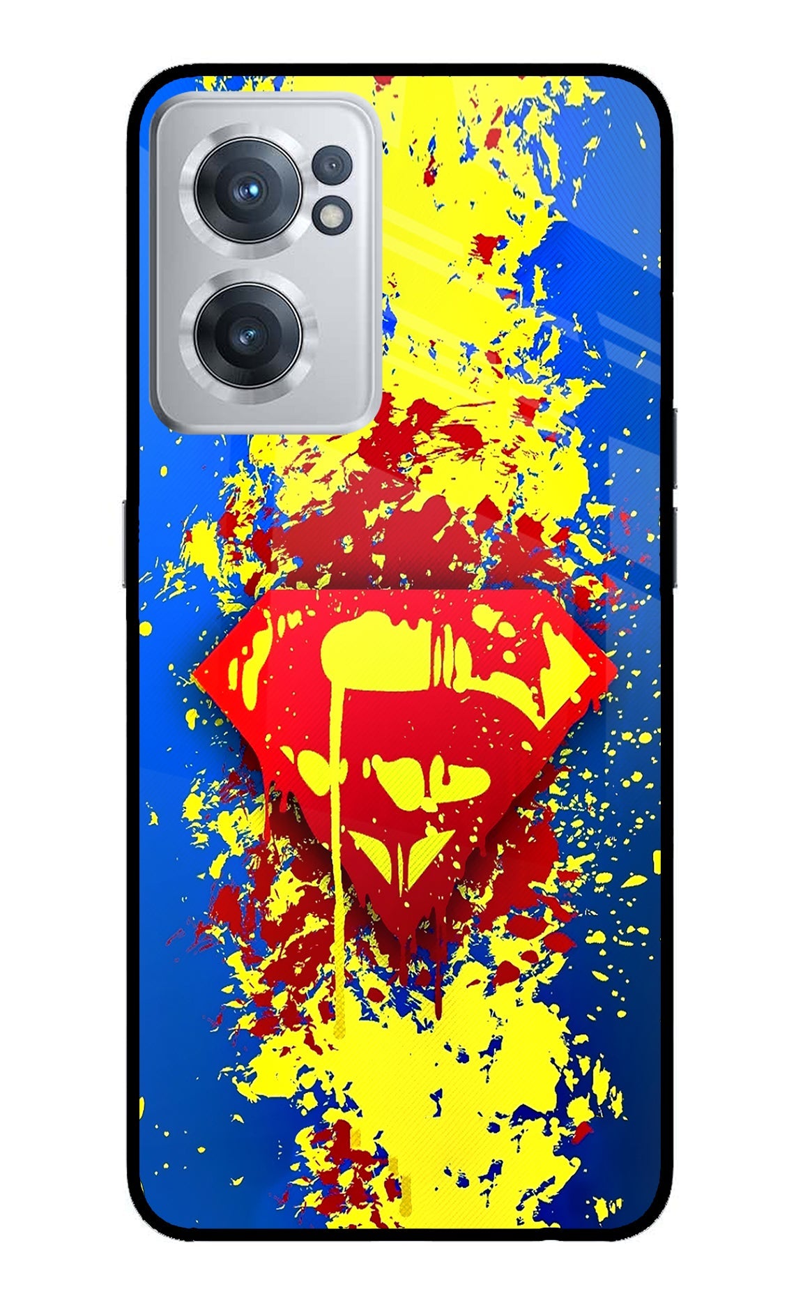 Superman logo OnePlus Nord CE 2 5G Glass Case