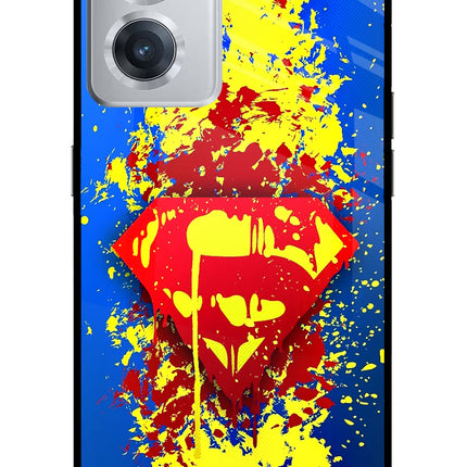 Superman logo OnePlus Nord CE 2 5G Glass Case