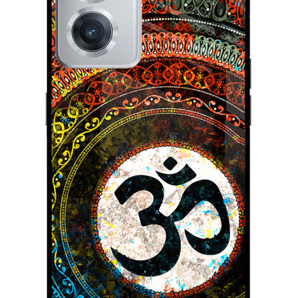 Om Cultural OnePlus Nord CE 2 5G Glass Case Back Cover by Casekaro