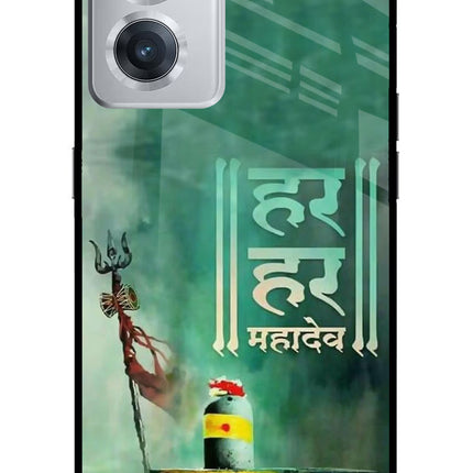Har Har Mahadev Shivling OnePlus Nord CE 2 5G Glass Case