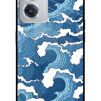 Blue Waves OnePlus Nord CE 2 5G Glass Case