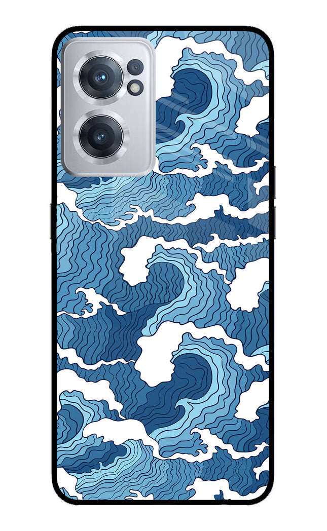 Blue Waves OnePlus Nord CE 2 5G Glass Case