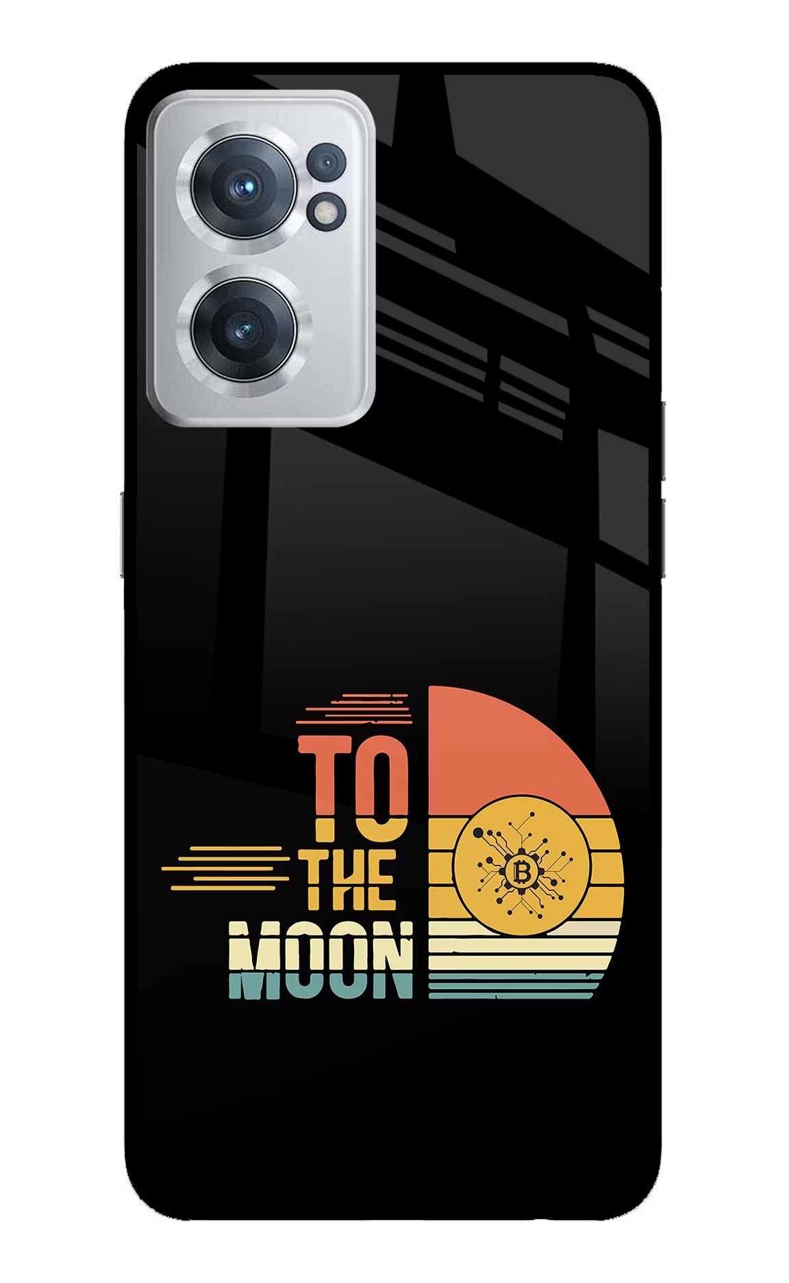 To the Moon OnePlus Nord CE 2 5G Glass Case Back Cover by Casekaro