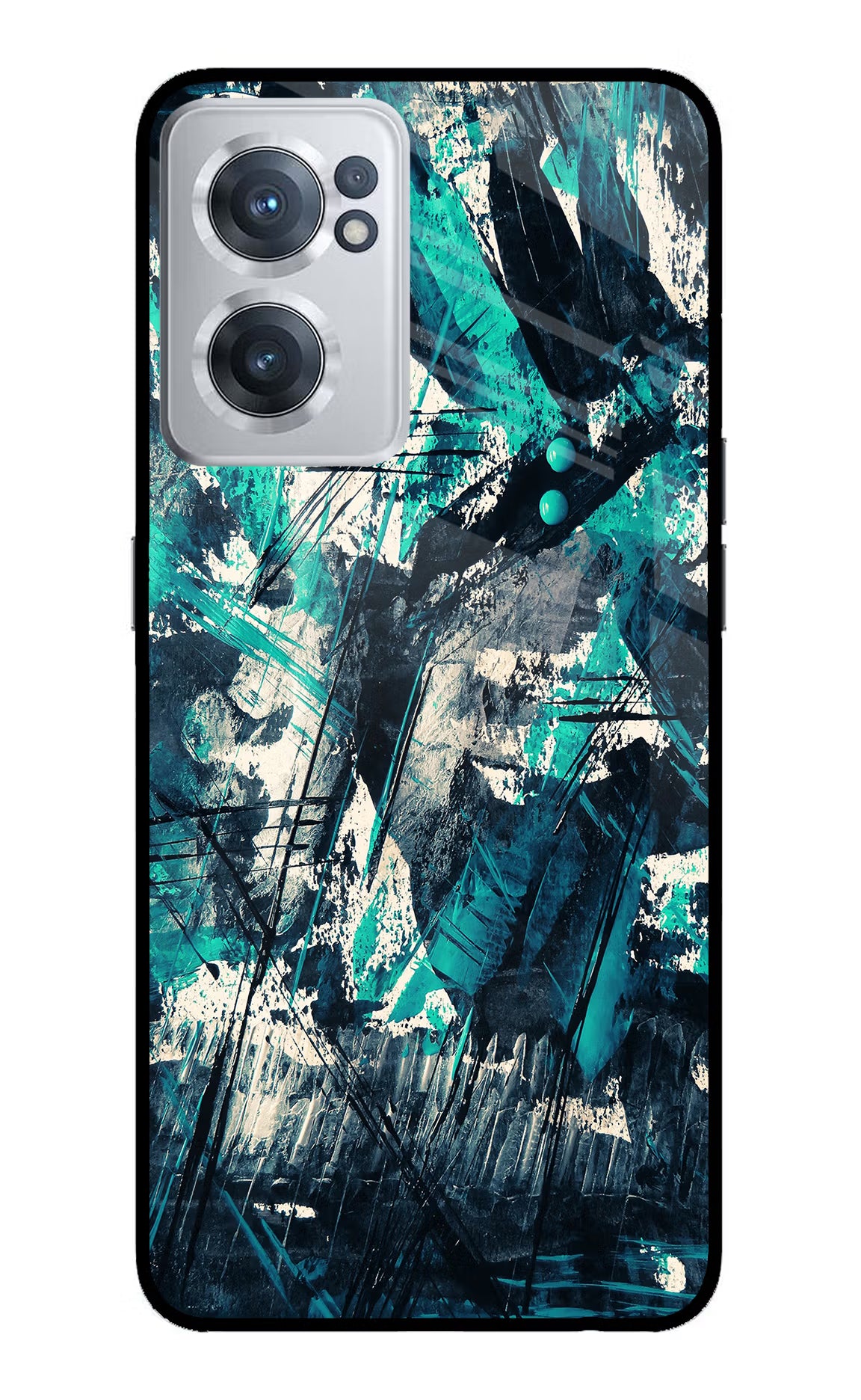 Artwork OnePlus Nord CE 2 5G Glass Case Back Cover by Casekaro