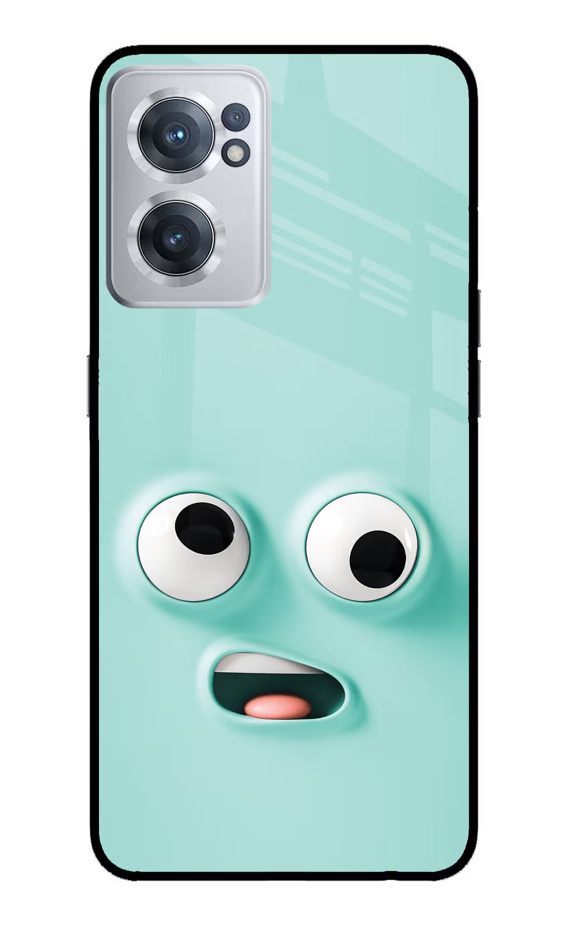 Funny Cartoon OnePlus Nord CE 2 5G Glass Case Back Cover by Casekaro