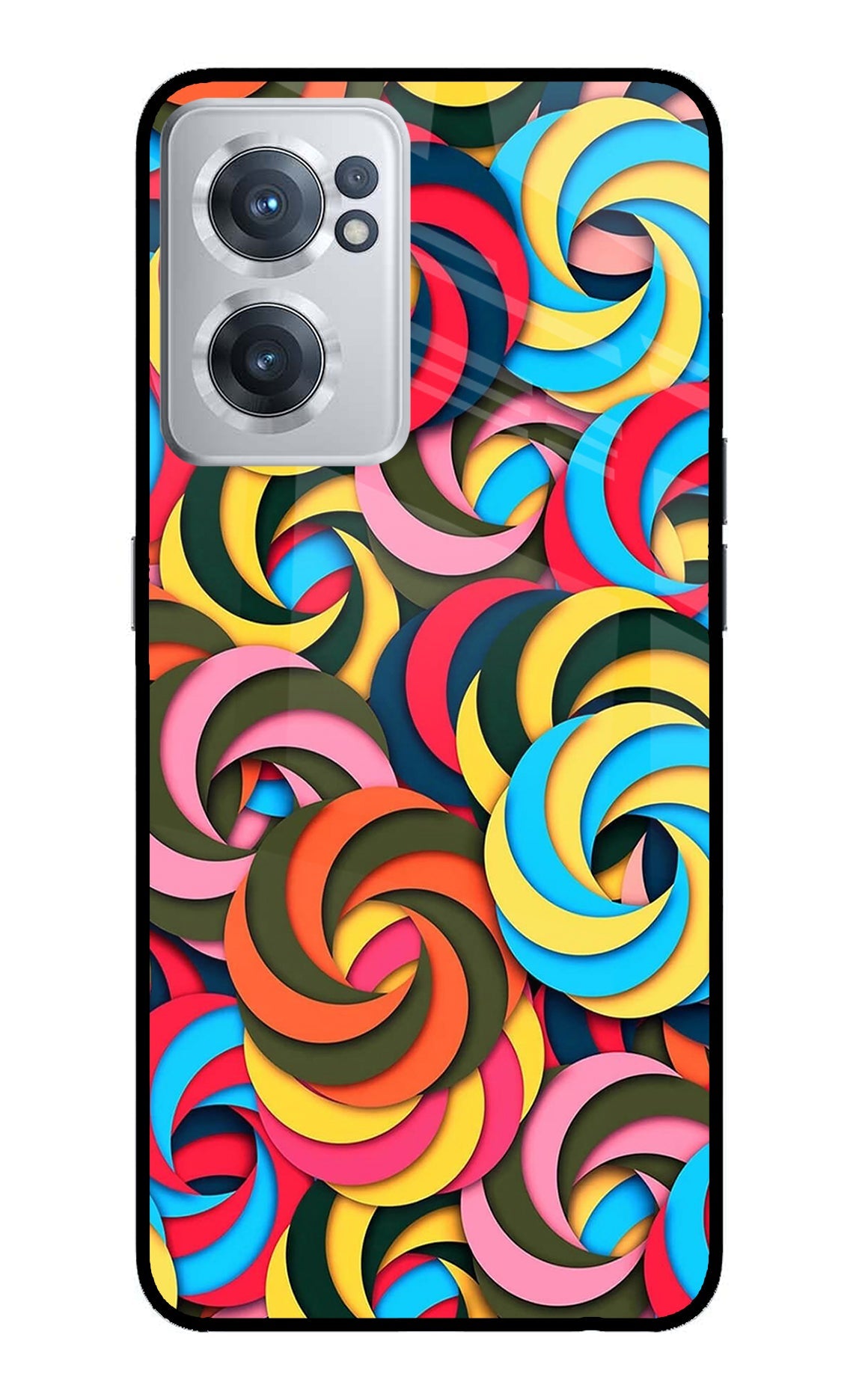 Spiral Pattern OnePlus Nord CE 2 5G Back Cover