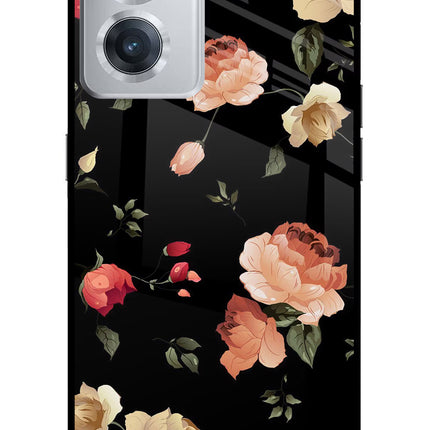 Flowers OnePlus Nord CE 2 5G Glass Case