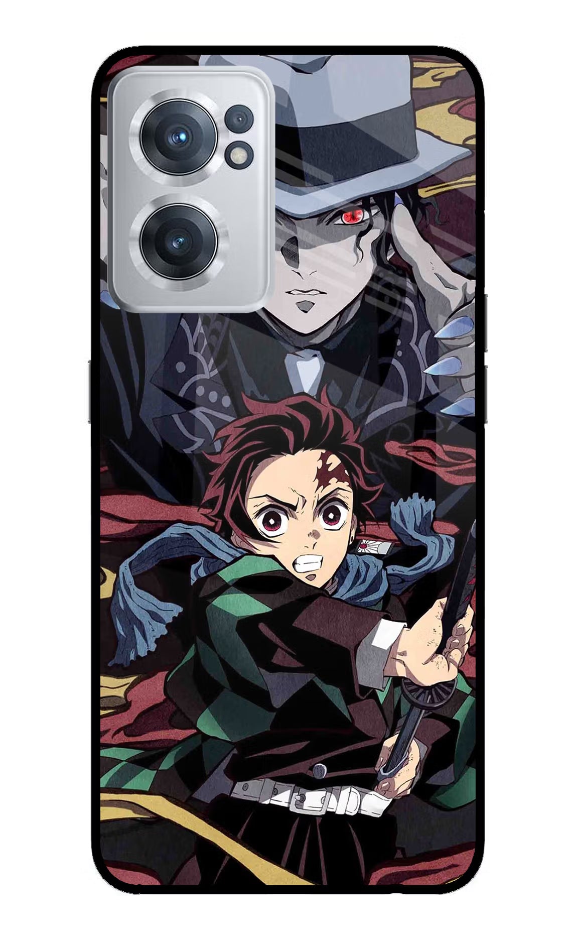 Demon Slayer OnePlus Nord CE 2 5G Glass Case Back Cover by Casekaro