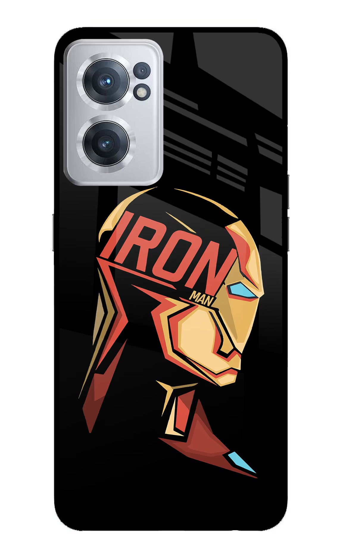 IronMan OnePlus Nord CE 2 5G Glass Case Back Cover by Casekaro