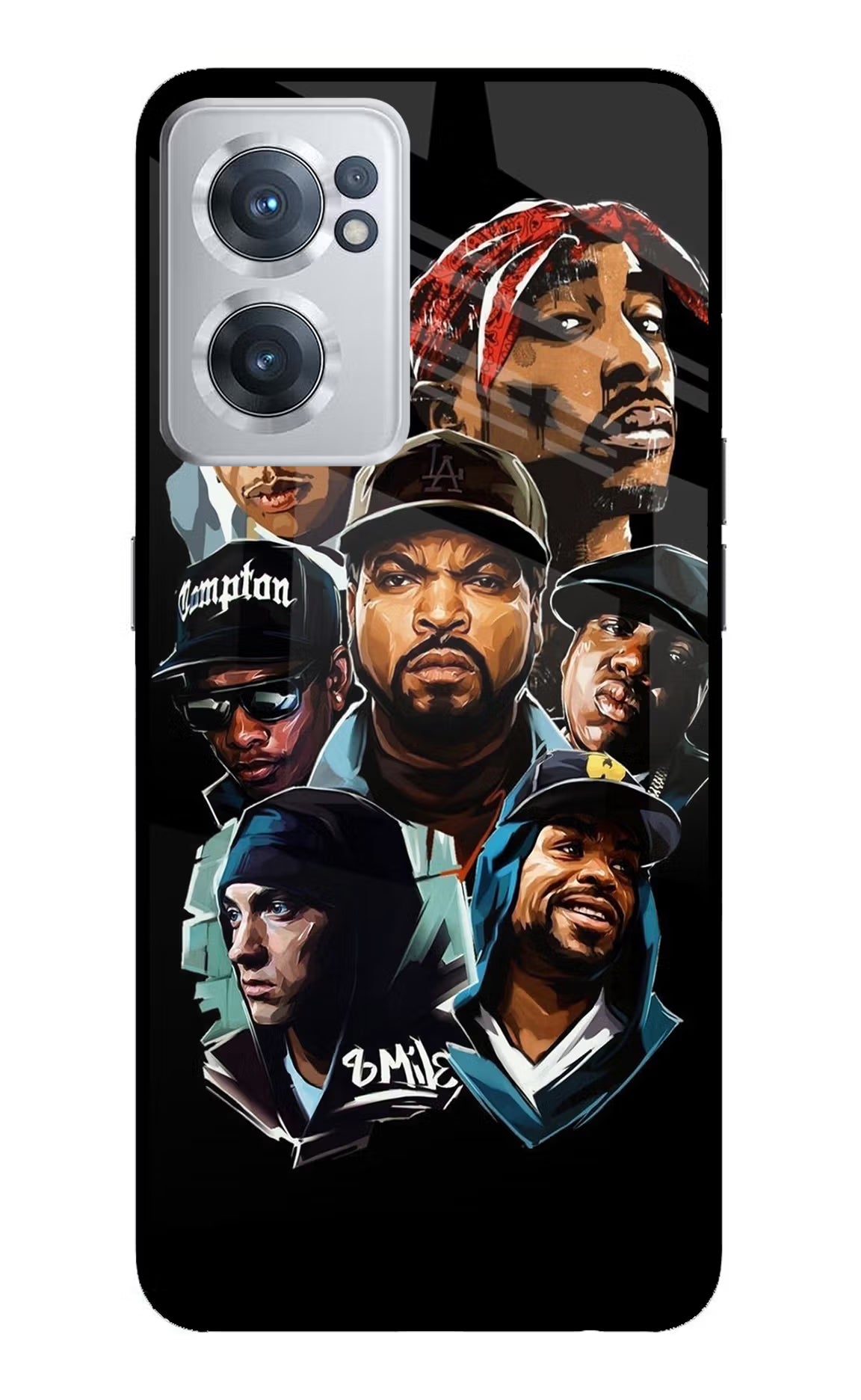 Rappers OnePlus Nord CE 2 5G Glass Case Back Cover by Casekaro
