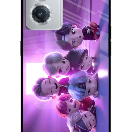BTS Chibi OnePlus Nord CE 2 5G Glass Case