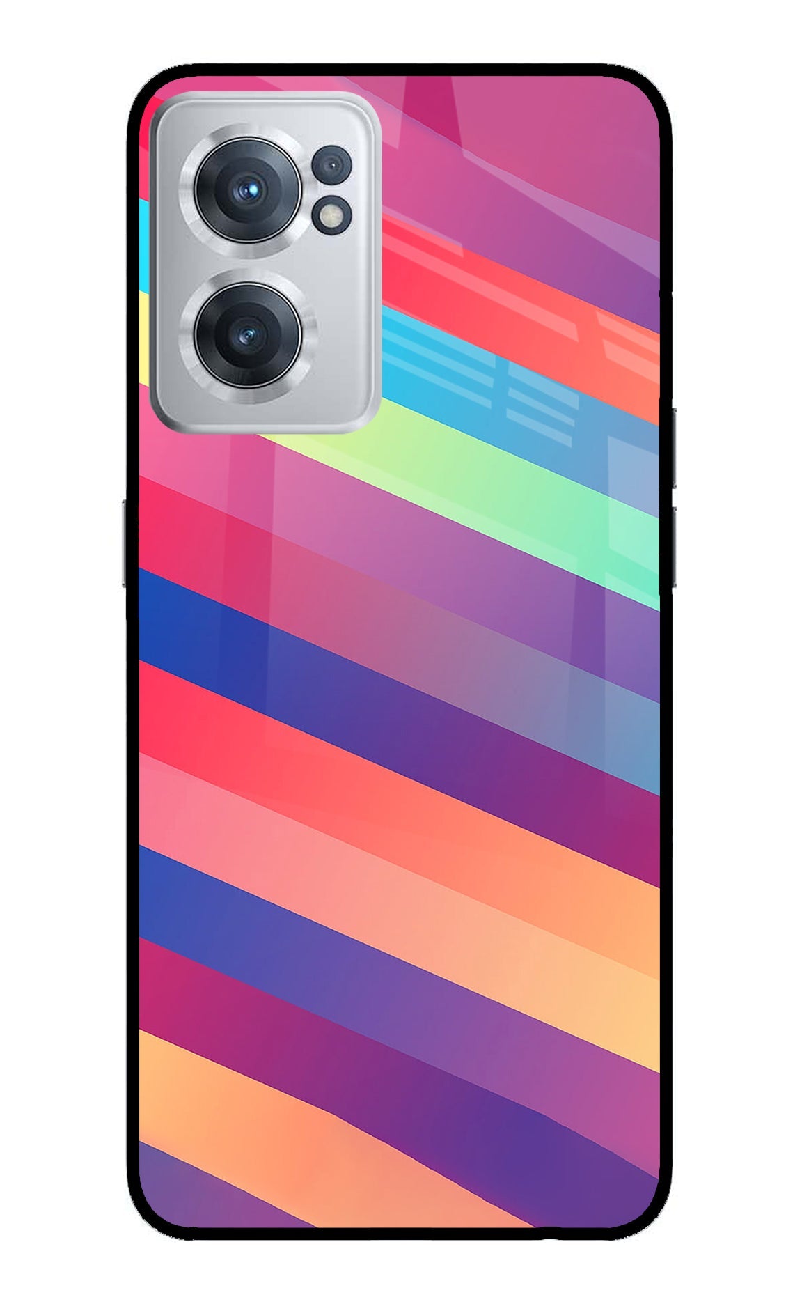 Stripes color OnePlus Nord CE 2 5G Back Cover