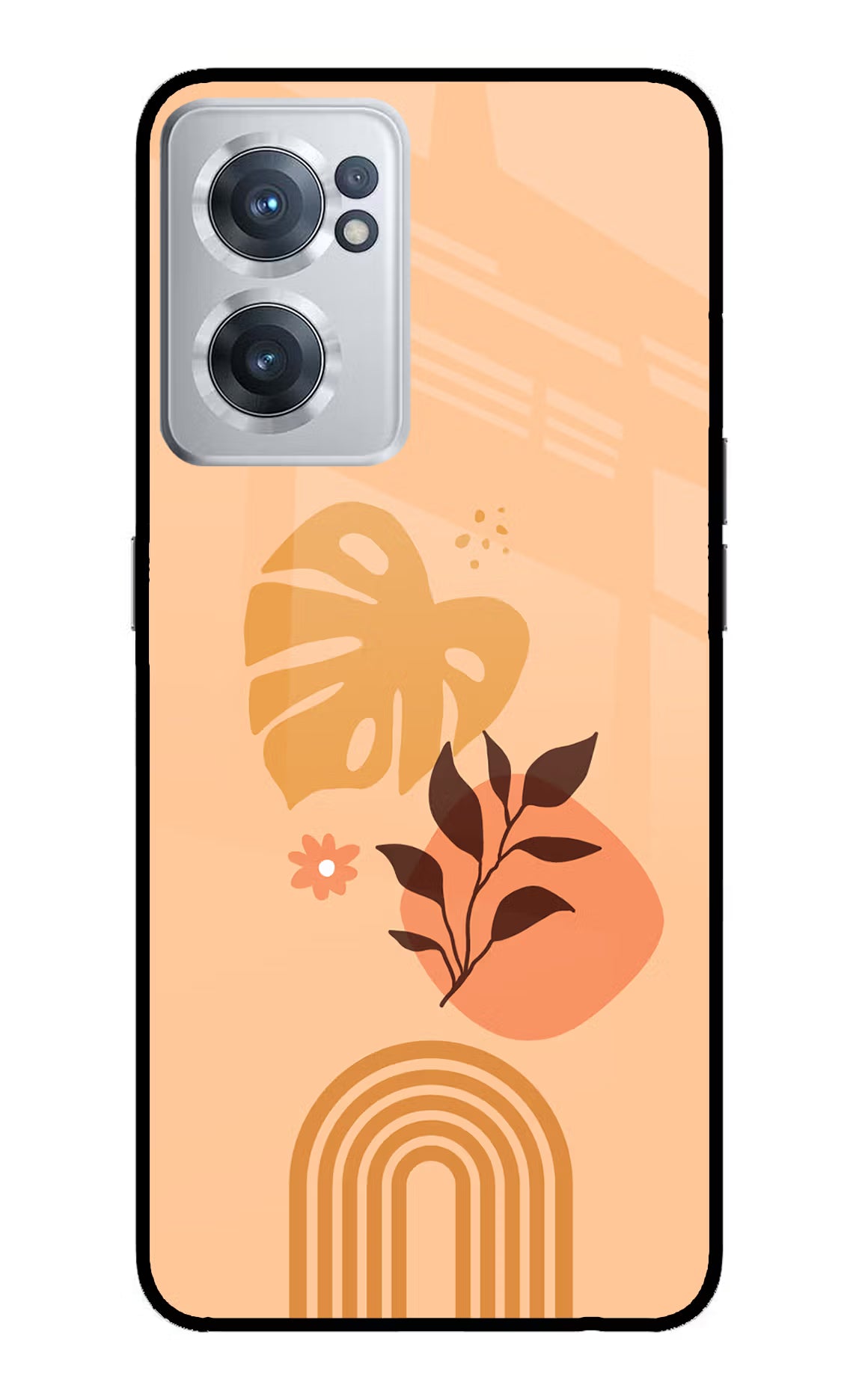 Bohemian Art OnePlus Nord CE 2 5G Glass Case Back Cover by Casekaro