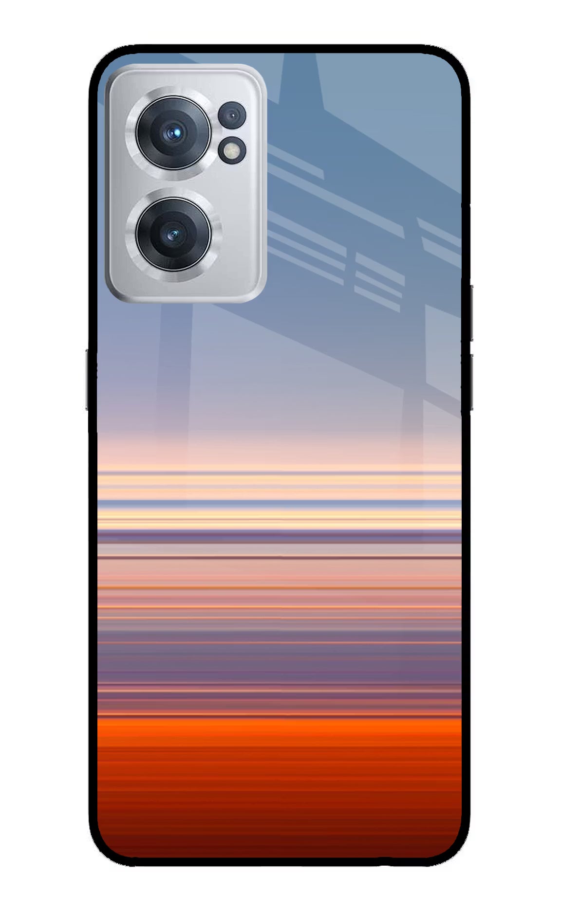 Morning Colors OnePlus Nord CE 2 5G Glass Case Back Cover by Casekaro