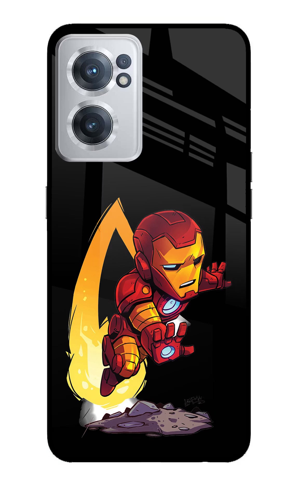 IronMan OnePlus Nord CE 2 5G Glass Case Back Cover by Casekaro