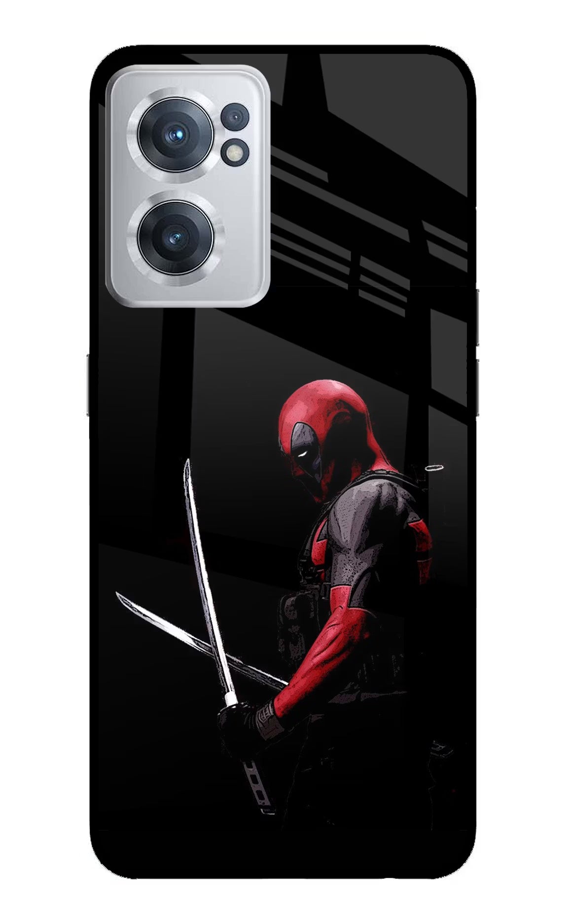 Deadpool OnePlus Nord CE 2 5G Glass Case Back Cover by Casekaro
