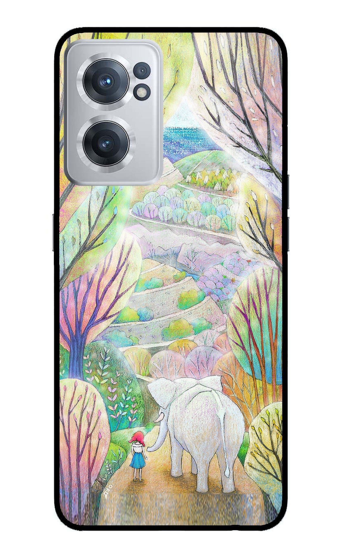 Nature Painting OnePlus Nord CE 2 5G Glass Case