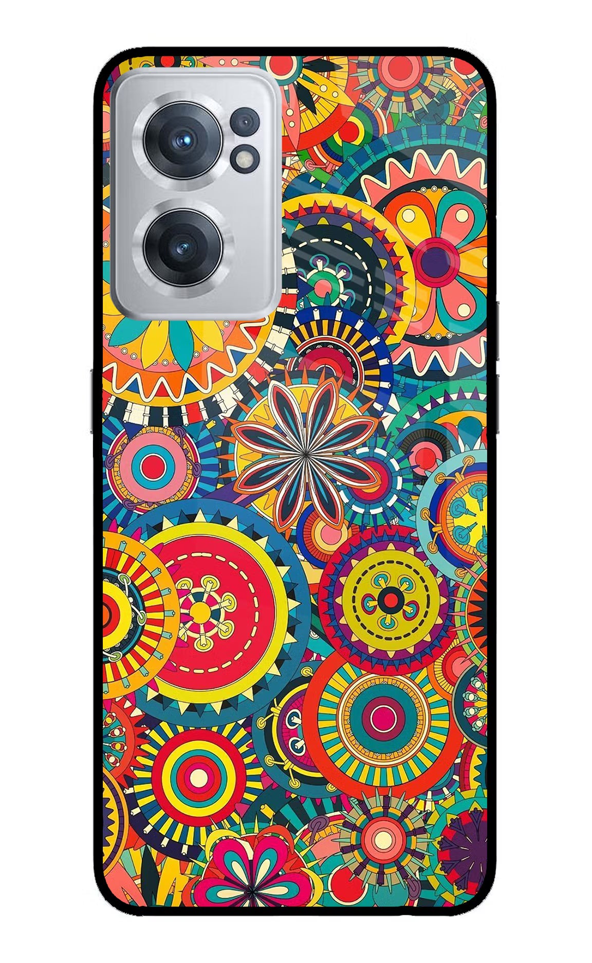 Gol Gol Art OnePlus Nord CE 2 5G Glass Case Back Cover by Casekaro