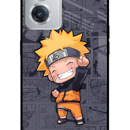 Chota Naruto OnePlus Nord CE 2 5G Glass Case Back Cover by Casekaro