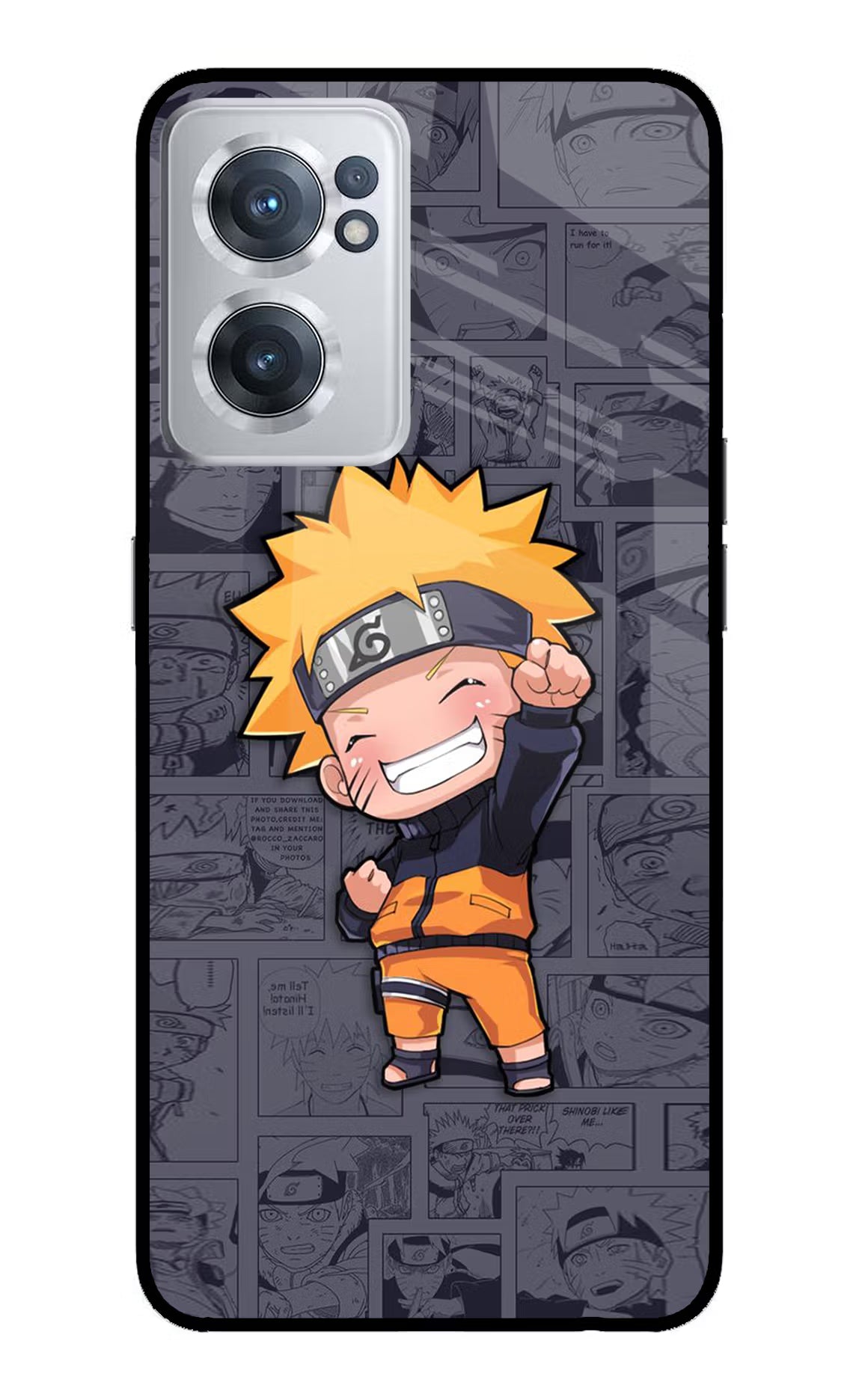 Chota Naruto OnePlus Nord CE 2 5G Glass Case Back Cover by Casekaro