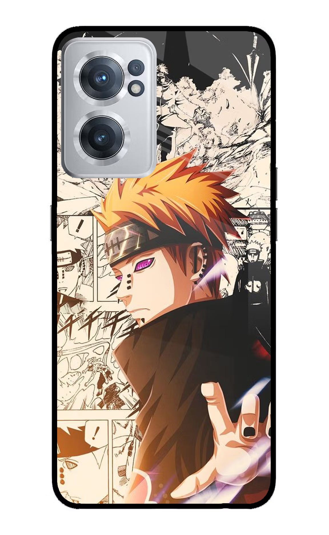 Pain Anime OnePlus Nord CE 2 5G Glass Case Back Cover by Casekaro