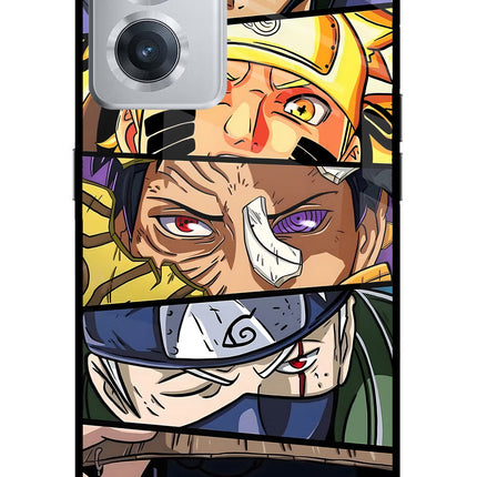 Naruto Character OnePlus Nord CE 2 5G Glass Case Back Cover by Casekaro