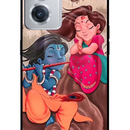 Radhe Krishna OnePlus Nord CE 2 5G Glass Case