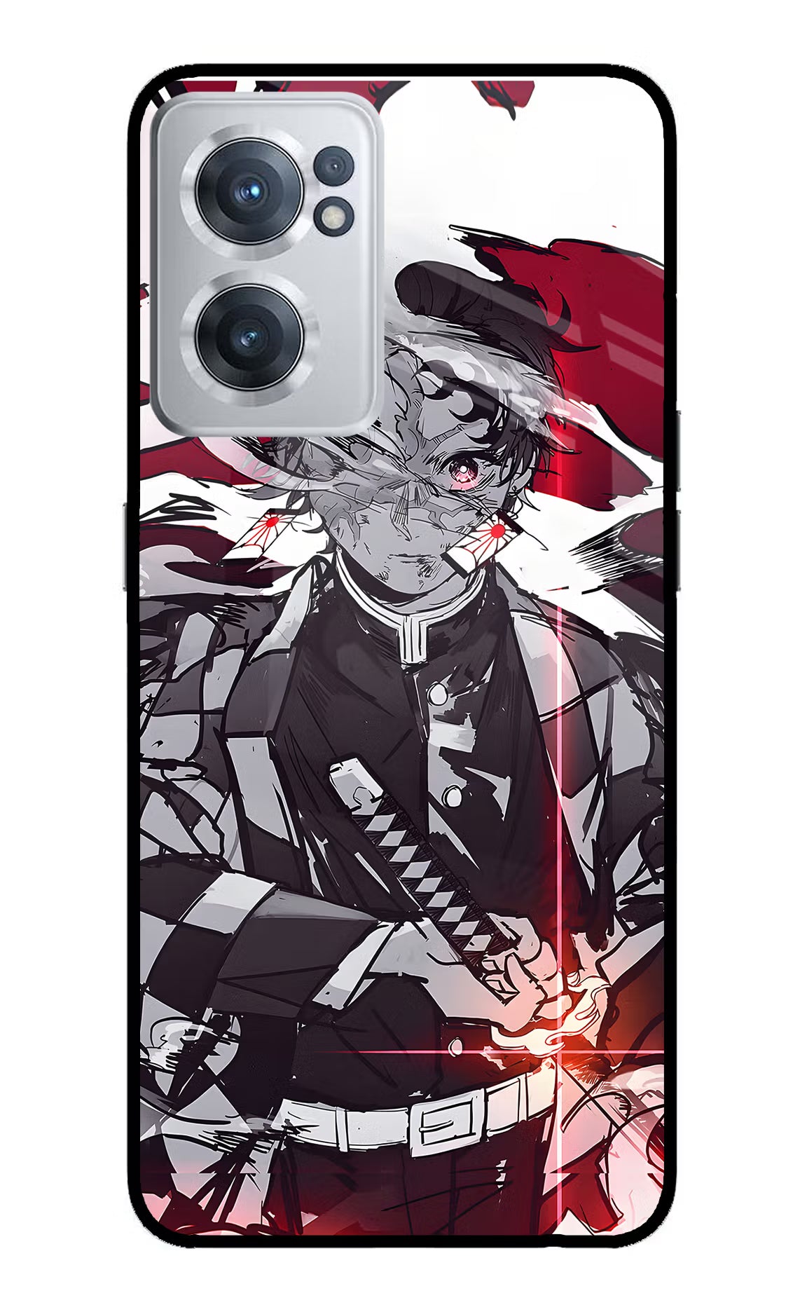 Demon Slayer OnePlus Nord CE 2 5G Glass Case Back Cover by Casekaro