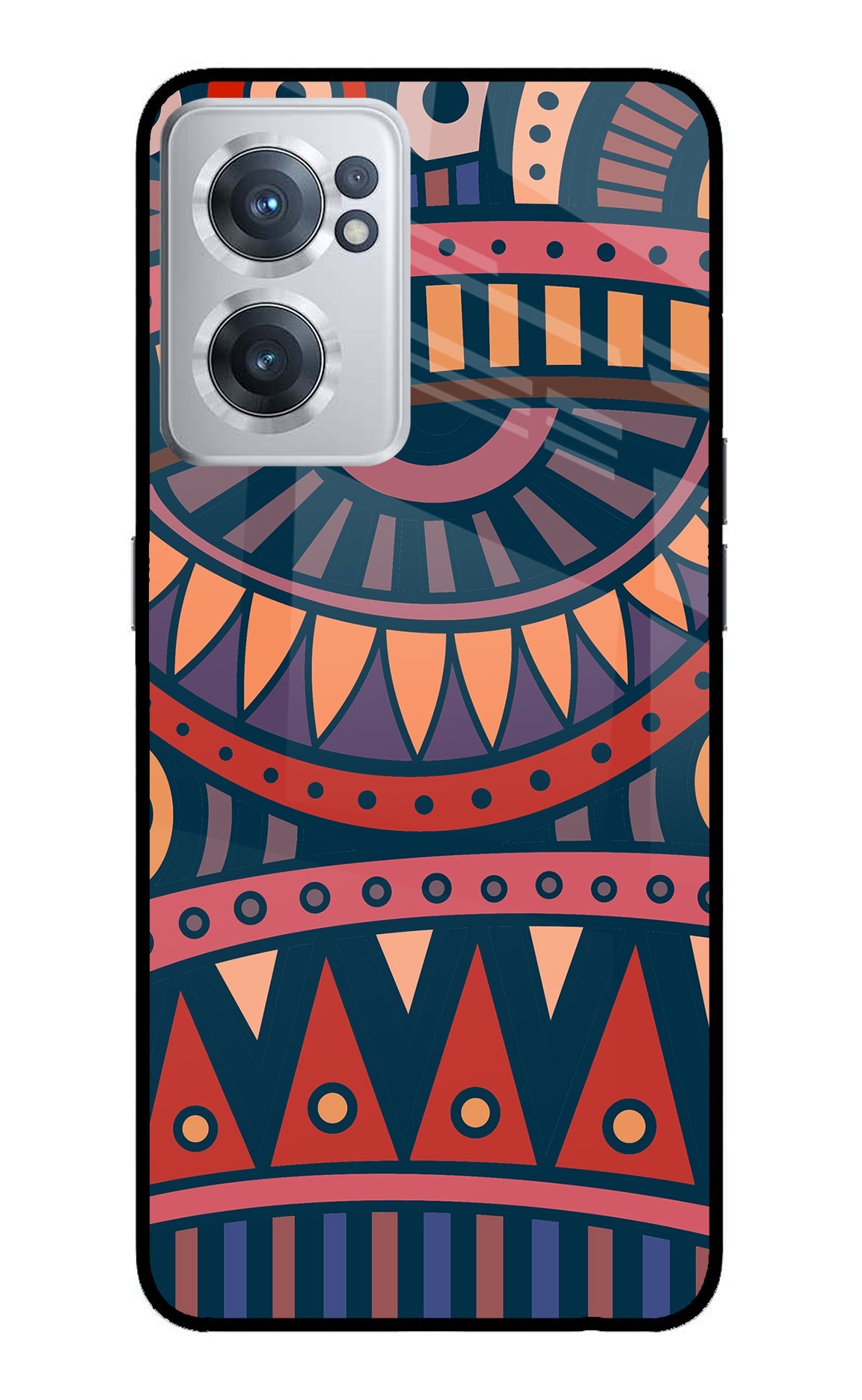 African Culture Design OnePlus Nord CE 2 5G Glass Case