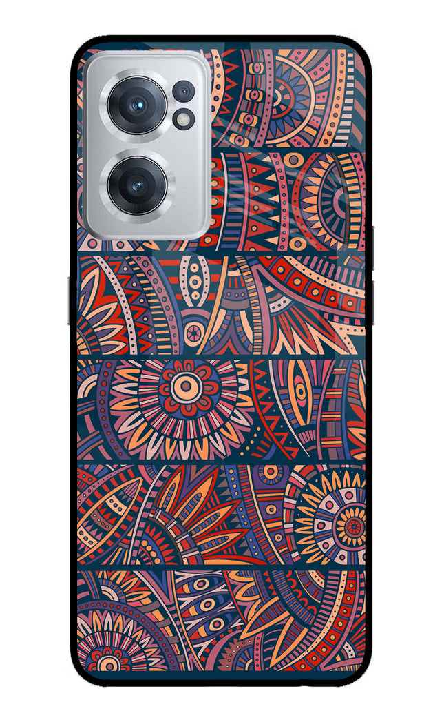 African Culture Design OnePlus Nord CE 2 5G Glass Case