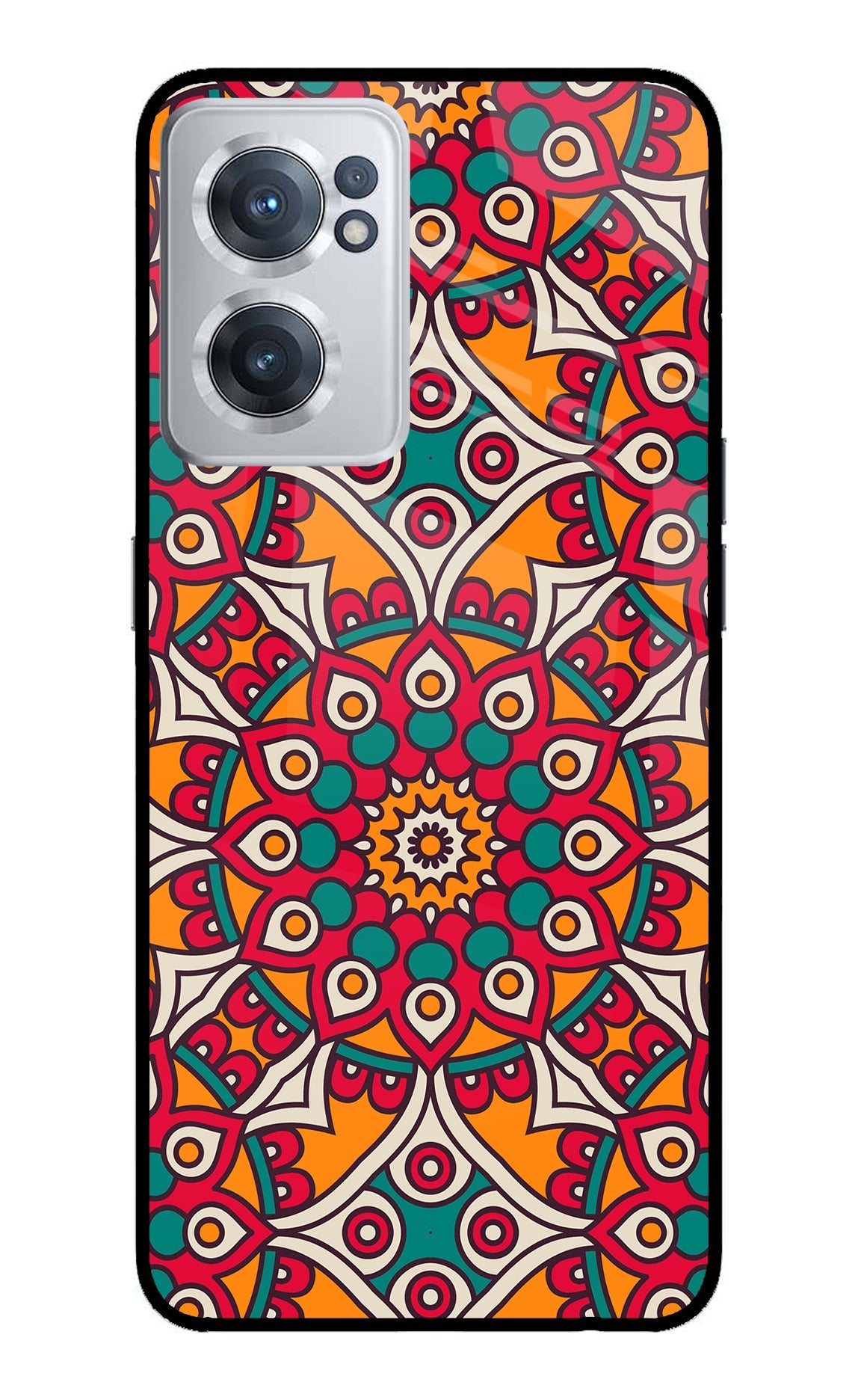 Mandala Art OnePlus Nord CE 2 5G Glass Case