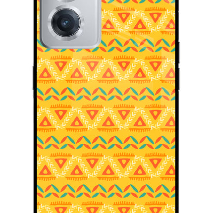 Tribal Pattern OnePlus Nord CE 2 5G Glass Case