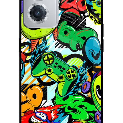 Game Doodle OnePlus Nord CE 2 5G Glass Case