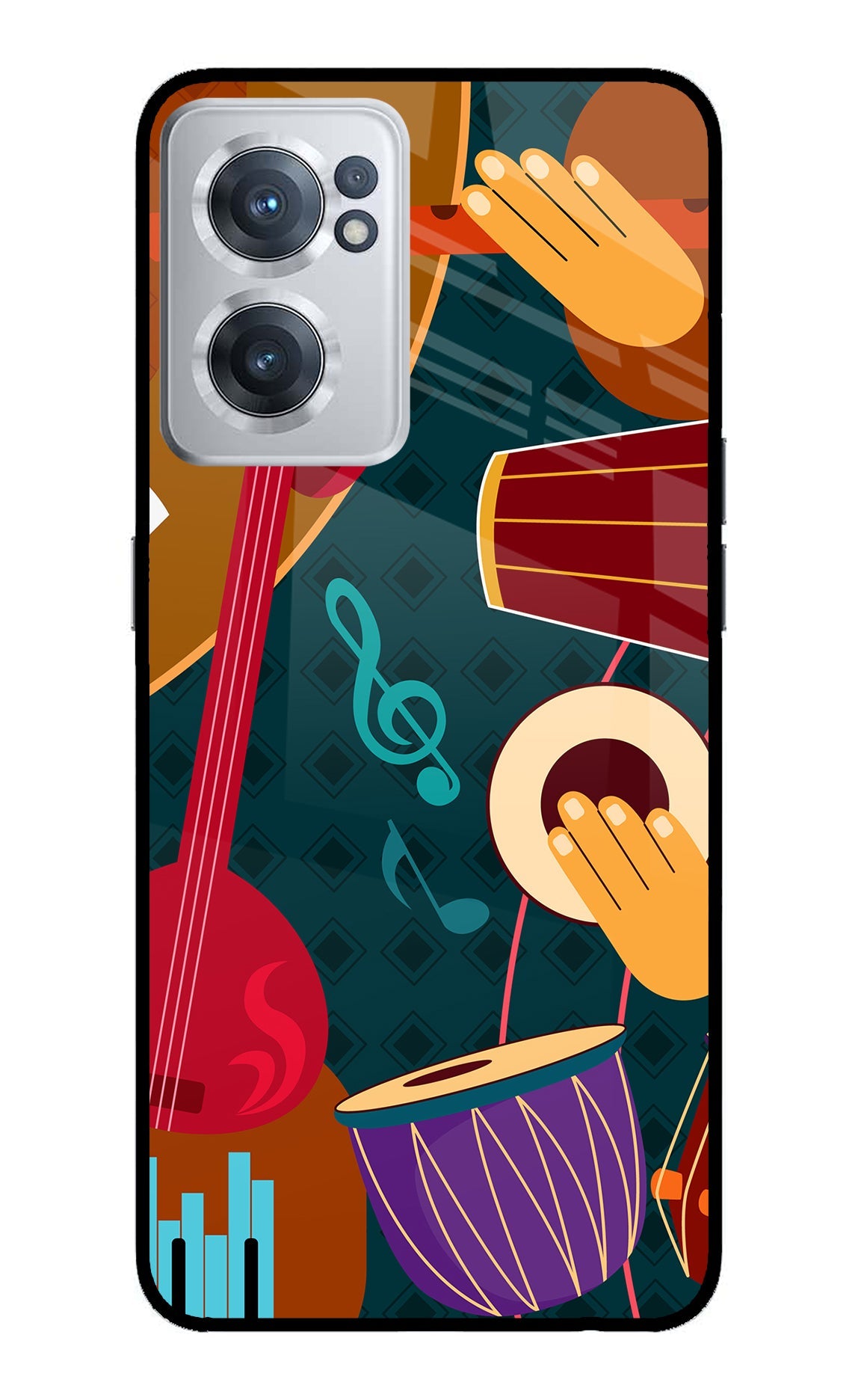 Music Instrument OnePlus Nord CE 2 5G Back Cover