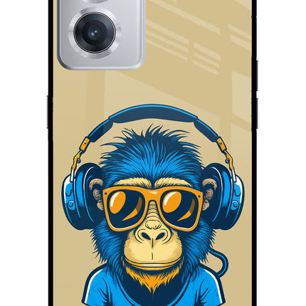 Monkey Headphone OnePlus Nord CE 2 5G Glass Case